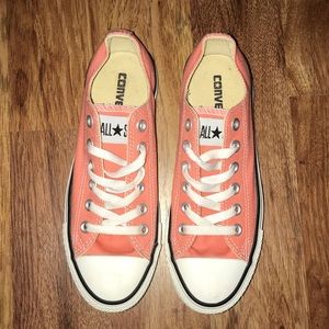 Coral Converse Chuck Taylors